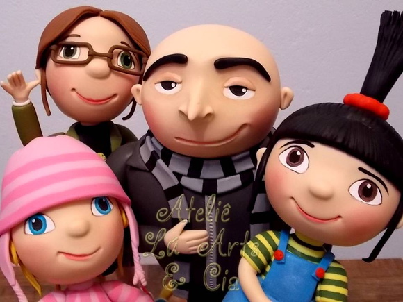 Kit Meu Malvado Favorito - Gru e Meninas - Locação