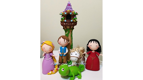 Kit Rapunzel Enrolados - Locação