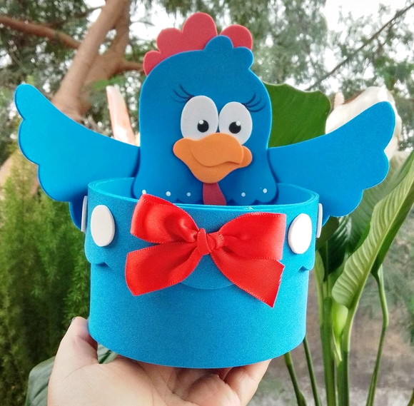 Centro de Mesa Galinha Pintadinha