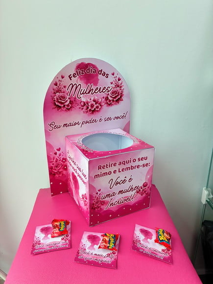 Arquivo de Corte Caixa Urna Mensagem Mulheres (compre 1lv+10