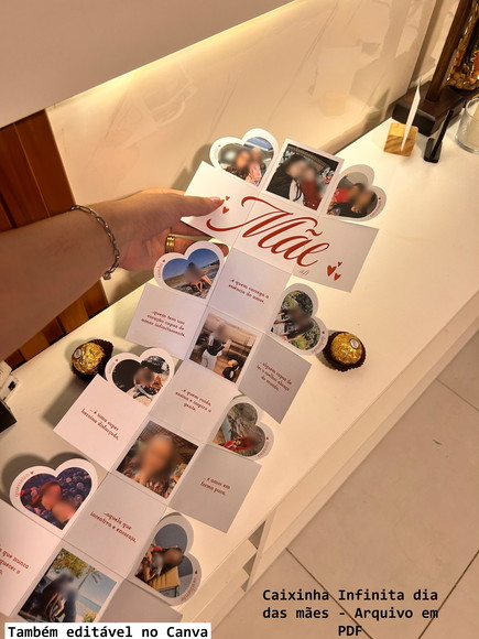 Caixinha Infinita Dia das Mães - Artigo Digital