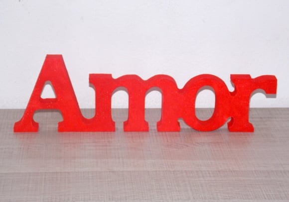 Palavra Amor (MDF)