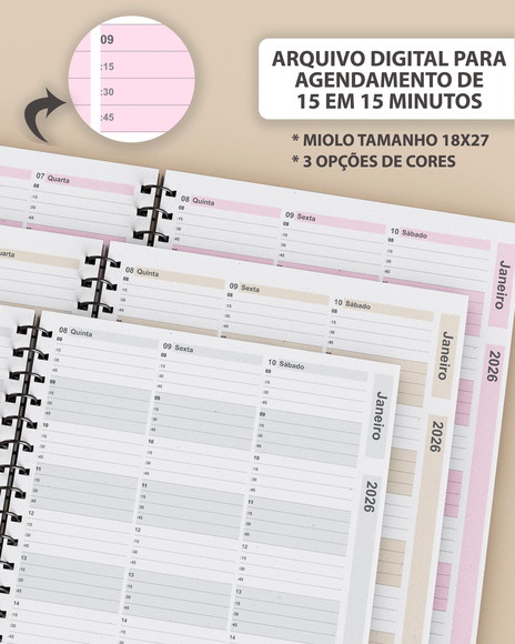 Arquivo Kit Agendamento de 15 Minutos (não É Por Correio)
