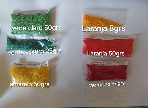 Mix Miçanga Diversas 12/0 Jablonex (487 Gramas)