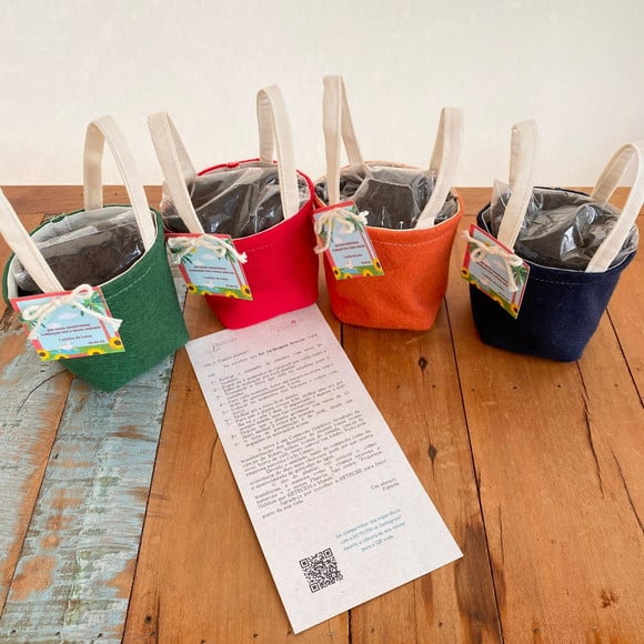 Kit Jardinagem Infantil (30 Unidades) com Pazinha