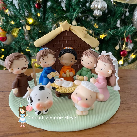 Presépio de Natal Biscuit