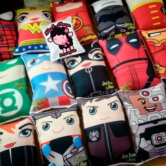 Almofada Naninha Super Herois 20x30 Marvel Dc