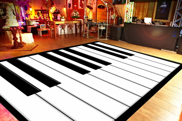 Tapete pista de dança Piano 3x1,5
