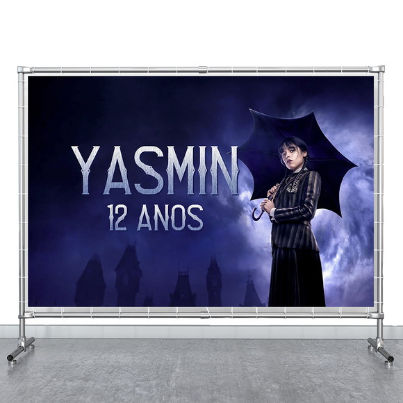 Wandinha Painel de Festa 100x70cm Personalizado