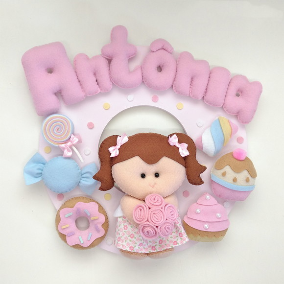 Enfeite Porta Maternidade Doces Docinhos