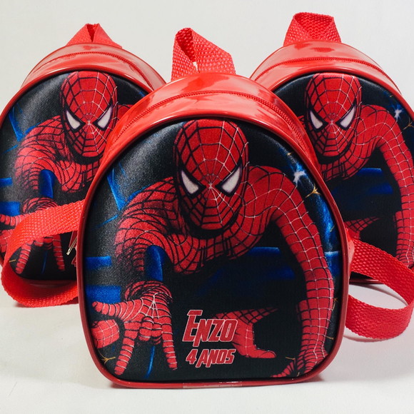 Mochilinha P Tema Homem Aranha