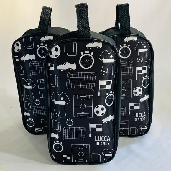 Porta Chuteira Tema Futebol(tamanho 27x16x12)