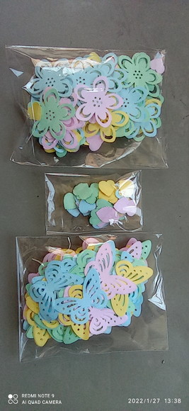 Kit Candy Borboletas+ Flores + coração brinde - Frete Grátis