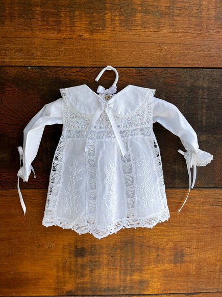 VESTIDO CAMBRAIA E RENDA RENASCENÇA / SAIDA MATERNIDADE