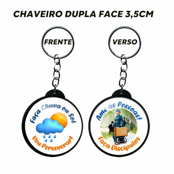 10 Chaveiros Personalizado para Reunião Escola de Pioneiros