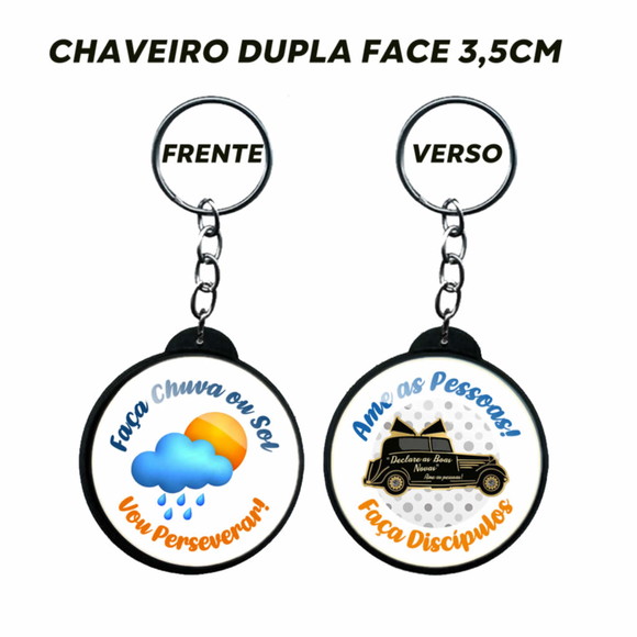10 Chaveiros Personalizado para Reunião Escola de Pioneiros