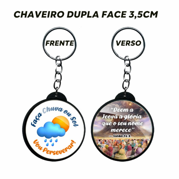10 Chaveiros Personalizado para Reunião Escola de Pioneiros