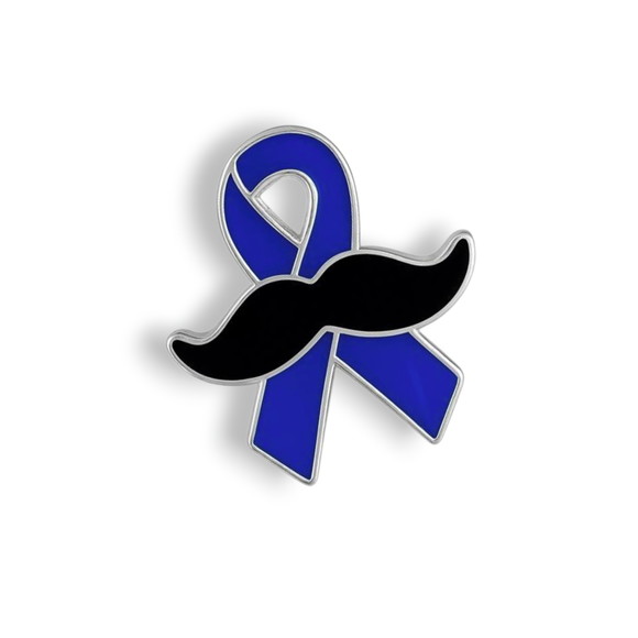 Pin Boton Broche Laço Campanha Novembro Azul- 10 Uni