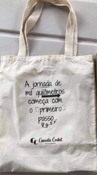 Sacola de Algodão 20x25 Personalizada