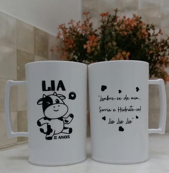 Canecas Acrílico Personalizadas 300 ml