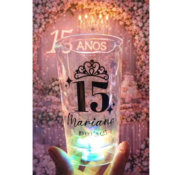 Copo Twister 500ml com Led e Personalizado