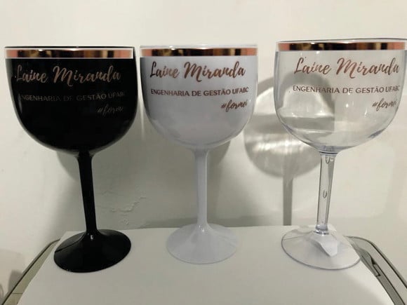 Taça Gin com Borda Personalizada 450 ml