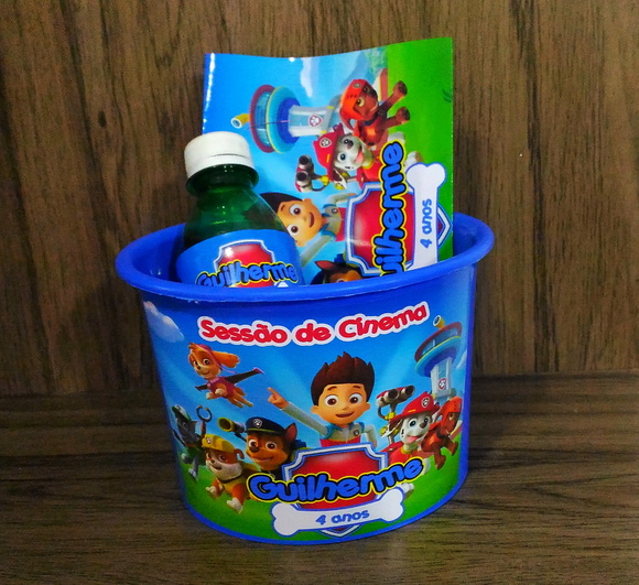 Kit cinema Patrulha Canina