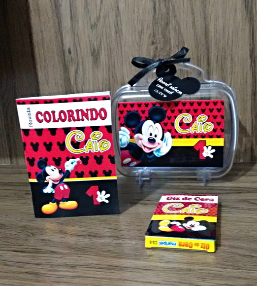 Kit colorir na maletinha