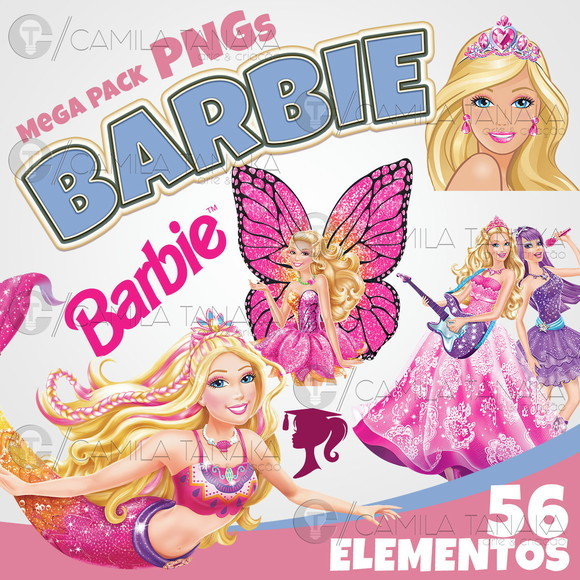 Kit Digital Png Barbie (pague 1 Leve 3)
