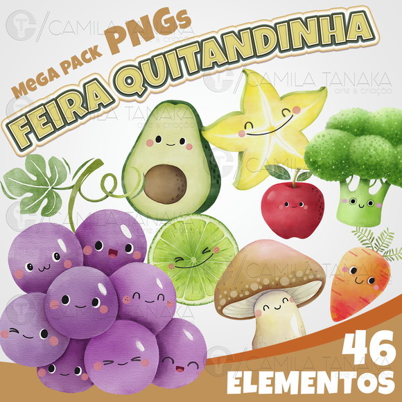 Kit Digital Png Feira Quintandinha (pague 1 Leve 3)
