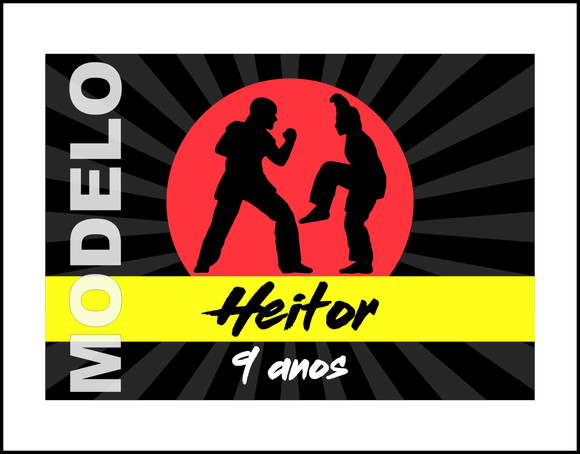 Jogo Americano Cobra Kai Festa na Escola