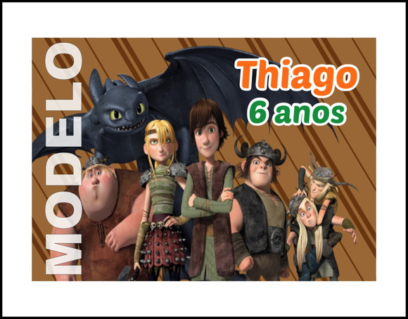 Jogo Americano Como Treinar Seu Dragão Festa na Escola