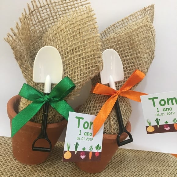 Kit para Plantar Ecológico Fazendinha / Jardineiro / Jardim