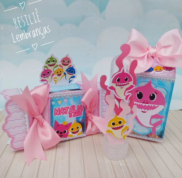 Kit Festa Baby Shark Menina