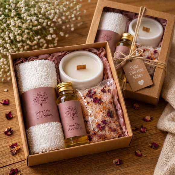 Brinde Corporativo Dia das Mães - Kit Spa Relaxante