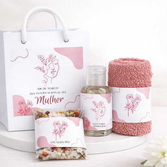 Kit Spa Dia da Mulher - Brinde Empresarial