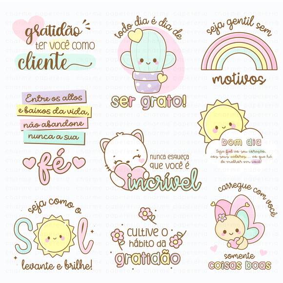 Clipart Arco-íris Menina Bom Dia