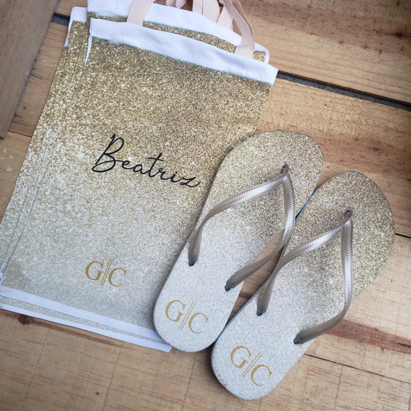 Chinelo e Sacolas Personalizados