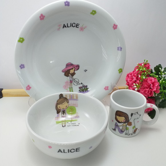 Conjunto Refeição Infantil - Caneca Pequena