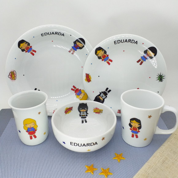 Conjunto Refeição Infantil - Kit Completo