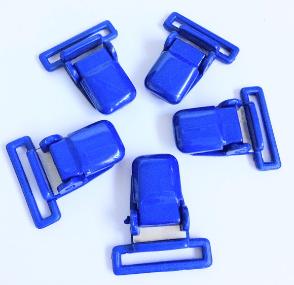 Presilha Jacaré Plástico Azul Royal (prendedor de Chupeta)