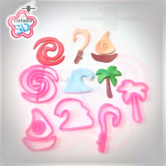 Kit Cortadores Moana 3,5cm