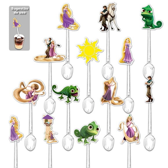 Colherzinha Enrolados Rapunzel