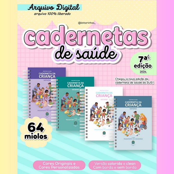 Arquivo Caderneta Vacina Saúde Criança Wireo 2024 7ª Edição