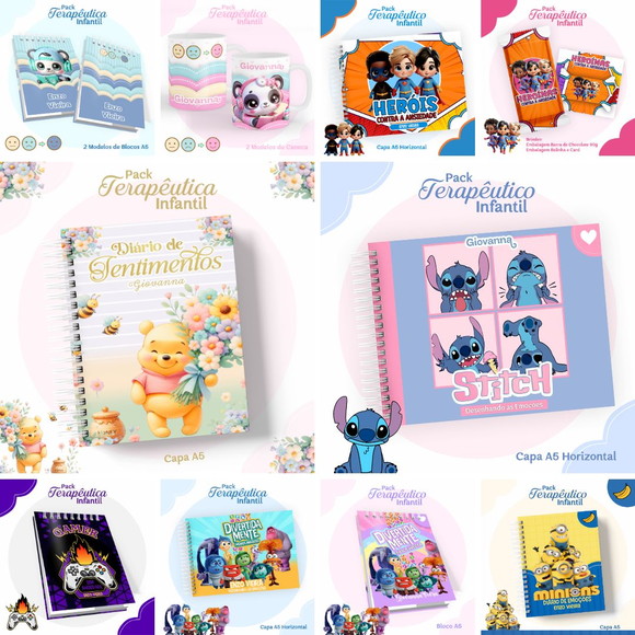 Arquivo Digital Coleção Pack Terapêutico Infantil Completão