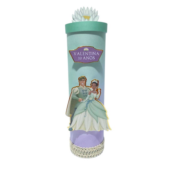 Batata Lata Personalizada Princesa e o Sapo