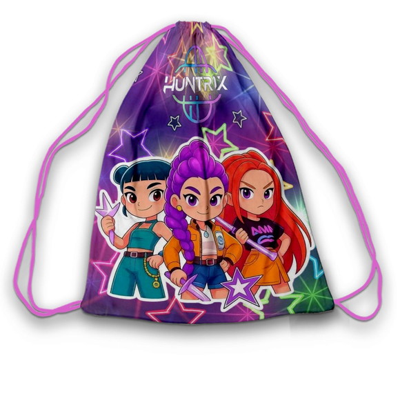 Mochilinha 19x28cm Show Guerreiras do K Pop