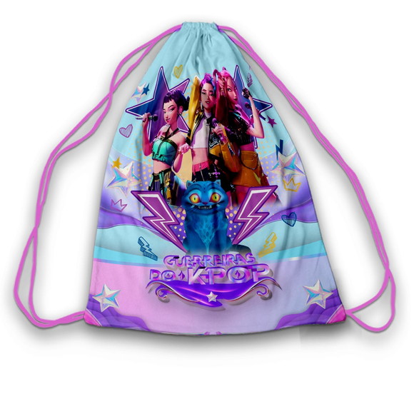 Mochilinha 19x28cm Show Guerreiras do K Pop