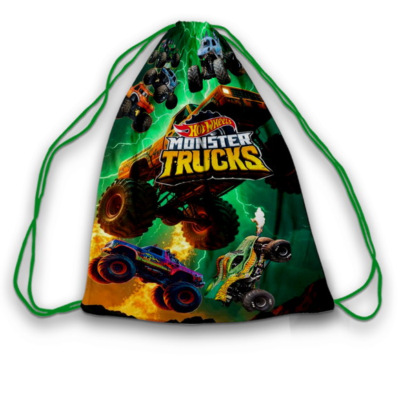 Mochilinha 19x28cm Hotweels Monster Trucks (envio Expresso)