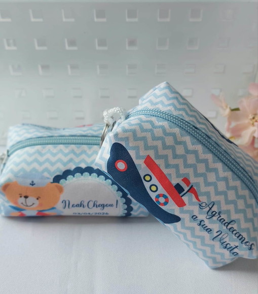 Porta Moedas Personalizado para Lembrancinha de Chá de Bebê